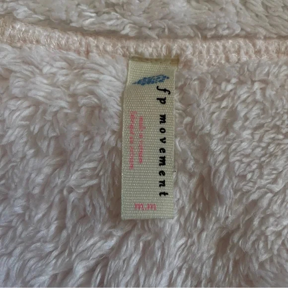 Fuzzy Sweatshirt from Free People with ¾ Zip | Medium - Picture 2 of 7